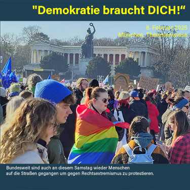 Eindrücke von der Demonstration "Demokratie braucht DICH!" 2025