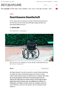 Die Zeit: Geschlossene Gesellschaft