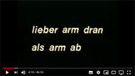 Film: Lieber arm dran, als Arm ab.
